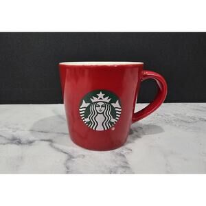 🎄Starbucks 2015 Demi Espresso Mug Holiday RED Ceramic Mini Cup 3 fl. oz.